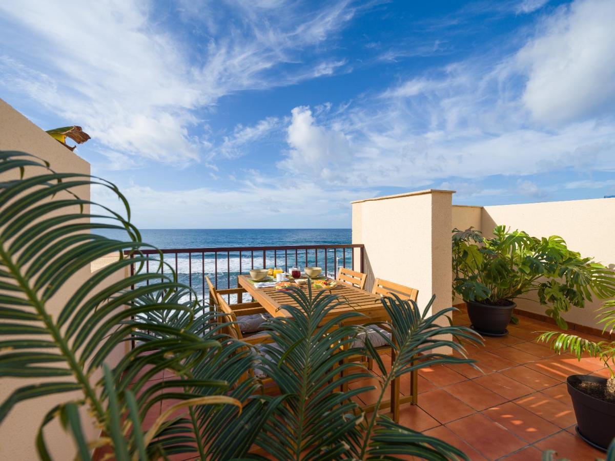 Giraud II - Secluded Beachfront Duplex Santa Maria de Guia de Gran Canaria エクステリア 写真