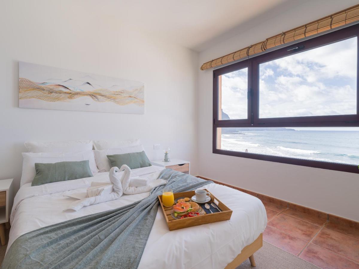 Giraud II - Secluded Beachfront Duplex Santa Maria de Guia de Gran Canaria エクステリア 写真