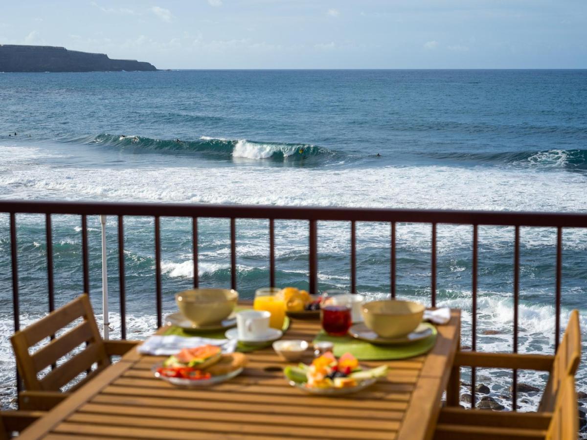 Giraud II - Secluded Beachfront Duplex Santa Maria de Guia de Gran Canaria エクステリア 写真