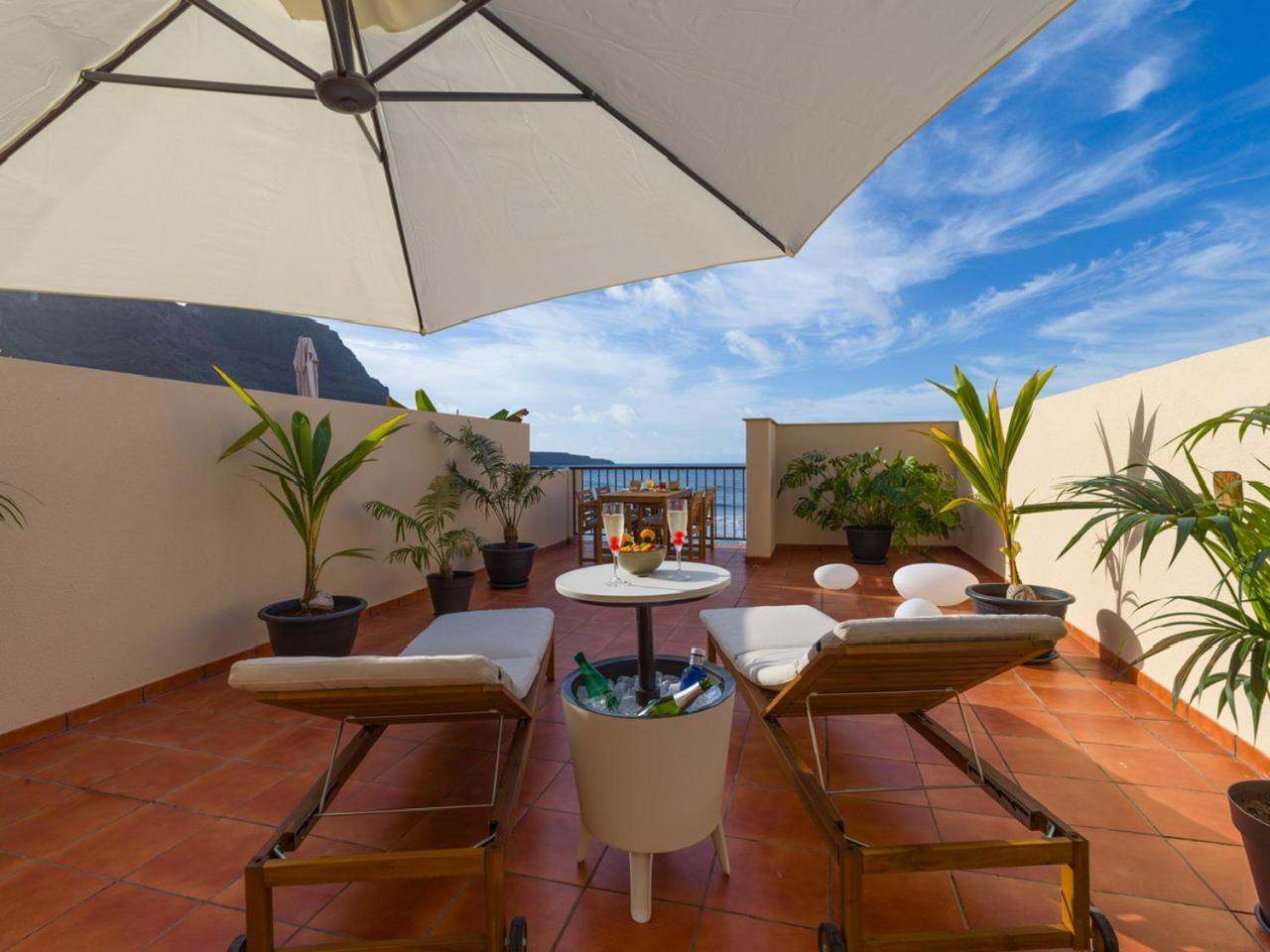 Giraud II - Secluded Beachfront Duplex Santa Maria de Guia de Gran Canaria エクステリア 写真